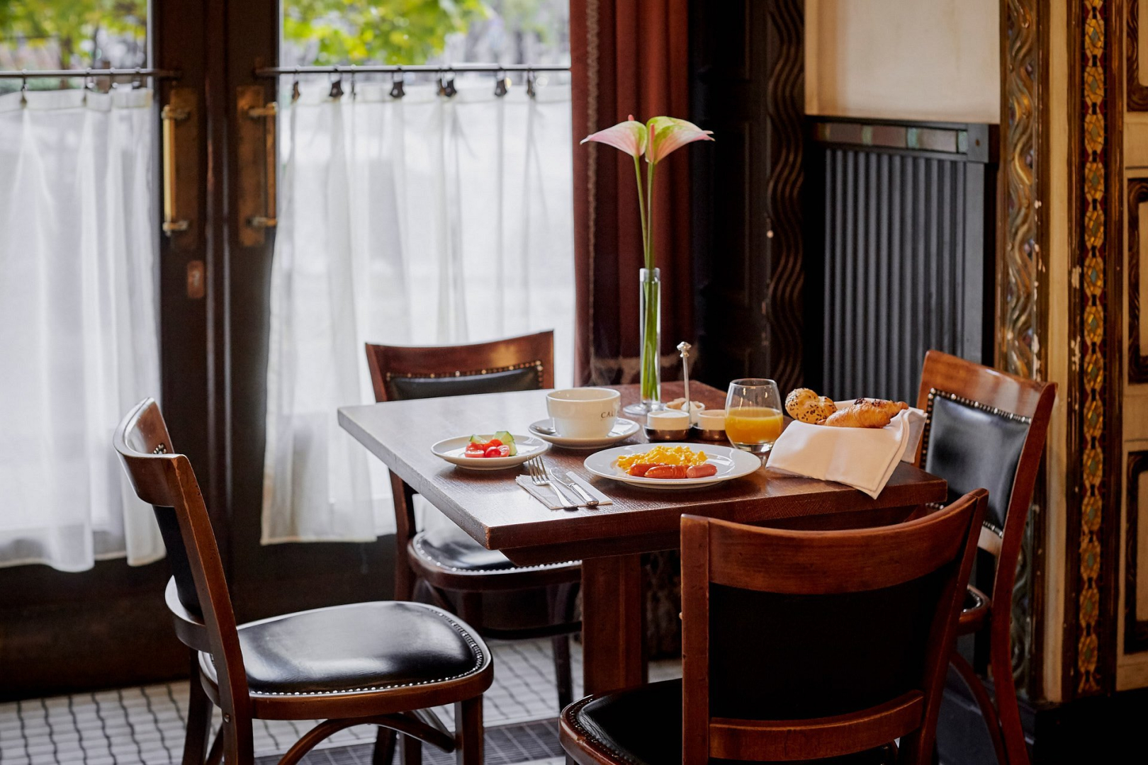 Reggeli a Callas House melletti étteremben